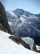 The north face of Mount Borah from the south face of Al West.