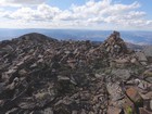 Tendoy Peak summit cairn.