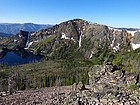 View of Buck Lake from Peak 8925'  (Baldy Ridge #2).