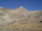 View of Big Basin Peak's steep east face as seen from near the Little Matterhorn.