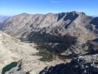 Left Fork Wildhorse Creek, and Brocky Peak, from the summit of The Box.