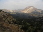 Unique vantage point of Castle Peak and Chamberlain Basin from the south.