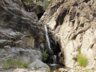 Waterfall near the bottom of the unnamed creek valley.