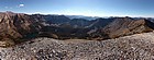 Panoramic view looking south from the summit of Champion Peak.