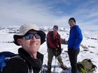 Group shot on the summit of Chimney Peak.