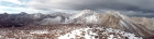 Northern White Cloud panorama from Gunsight Point.