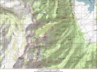 Map of our route, up the ridge and down the valley. About 10 miles and 4200' gain round trip.