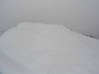 Cornice covered summit of The Cross.