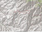 Map of the route 1 took, just under 6 miles and 1300' elevation gain, round trip.