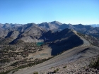 The view south from West Germania Peak, Galena Peak in the background.