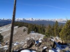 View of the Sawtooths from West Fisher Creek Peak.