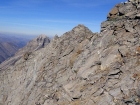 Looking across the west face of Goat Mountain at the higher northern summit.