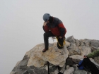Tebowing on the Grand Teton summit.