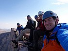 Happy group on the summit of Granite Peak.