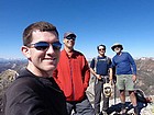 Group shot on the summit of Mount Jordan.