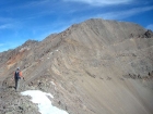 John on the flattish section of the south ridge.