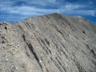 The upper portion of the south ridge.