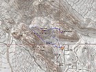 Map of the route, just over 4 miles and 1900' elevation gain. I went counter-clockwise.