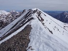 Summit ridge to the highpoint.