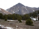 Southwest face of Leatherman from Sawmill Pass, around 9700'.