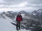Dave on the summit of Leatherman Peak.