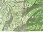 Map of my route, about 13 miles and 4600' elevation gain round trip. I went counterclockwise.