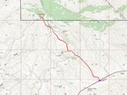 Map of the route, just under 7 miles and 2300' gain round trip. We went clockwise.