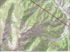 Approximate map of the route, just over 11 miles and 4000' elevation gain round trip.