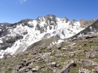 North face of Peak 11600' from the east shoulder of Pegasus.