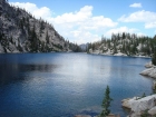 Looking across Everly Lake from the southeast.