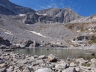 East face of Goat Peak from the upper lake.