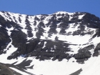 Close-up of the north face of USGS Peak.