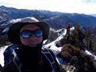 John and I on the summit of Snowslide Peak.