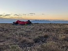 Waking up after a night under the stars on Railroad Ridge.