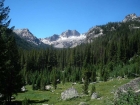 View of Elk Peak from the Alpine Lake trail.