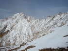 The gnarly ridge from White Cap to Peak 11967'.