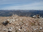 The Sawtooths as seen from the summit of Shephard Peak.
