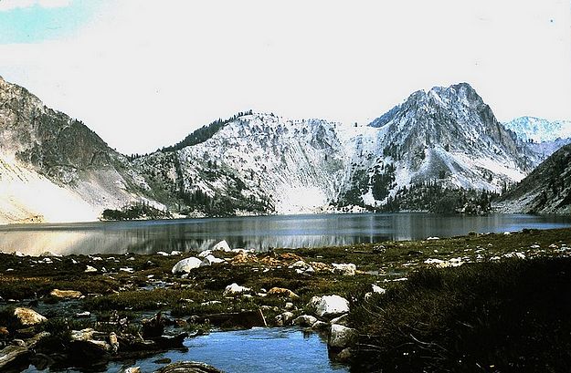 Sawtooth Lake from the South.
